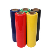 Customized LLDPE Plastic Pallet Wrap Green Red Yellow Color Film Packaging Blue Film Black Stretch Film